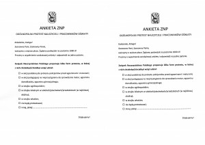 ankieta ZNP